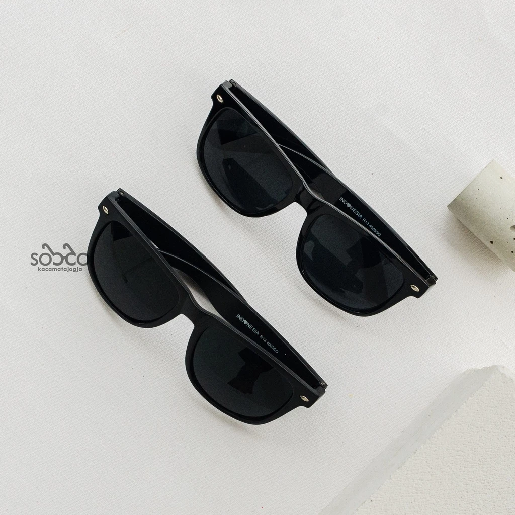Kacamata Hitam Kotak ASRI 04 Unisex - Image 4