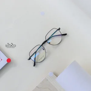 Frame Kacamata Bulat WIDATI 01 Unisex – Steel - Image 5