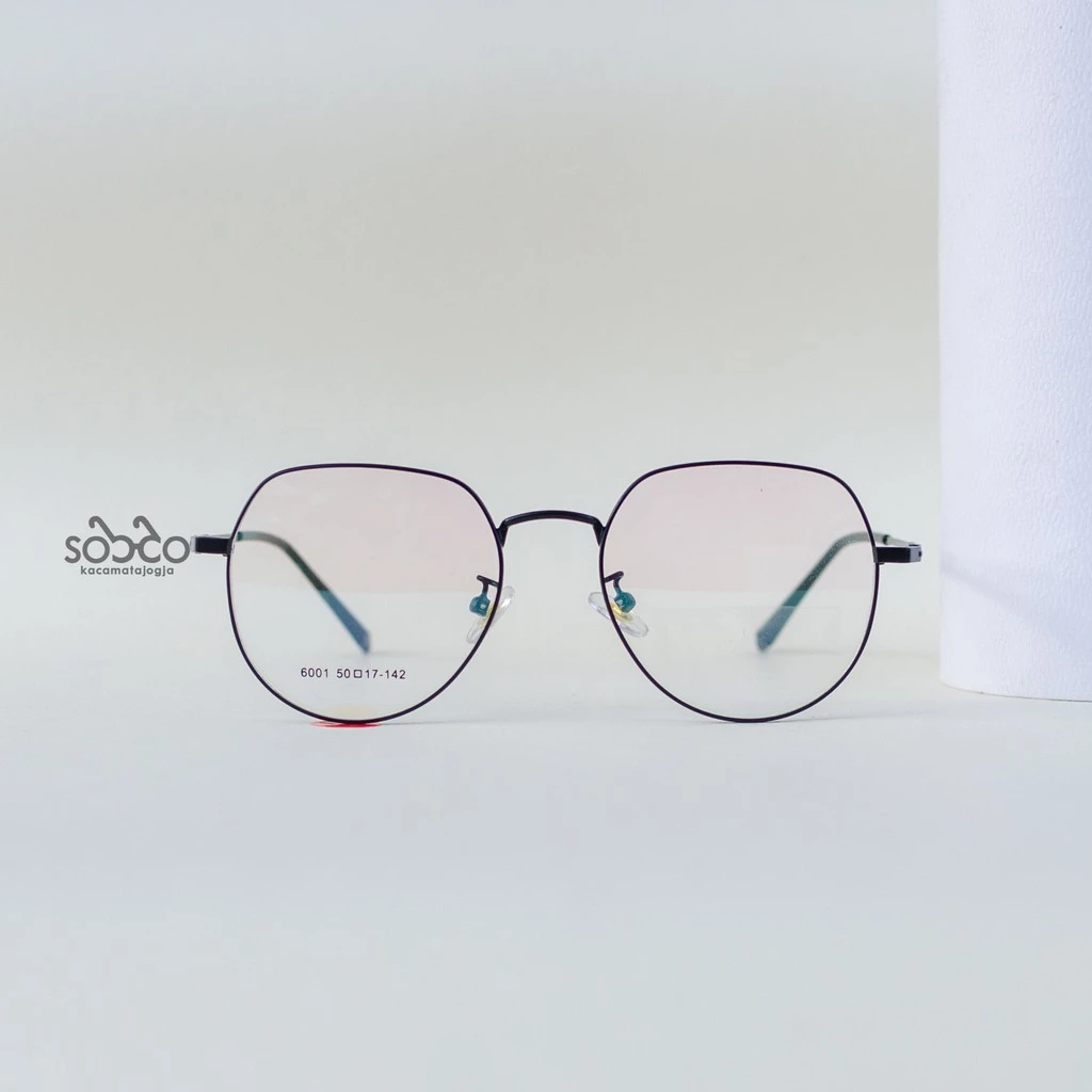 Frame Kacamata Bulat WIDATI 01 Unisex – Steel