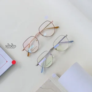 Frame Kacamata Bulat WIDATI 01 Unisex – Steel - Image 4