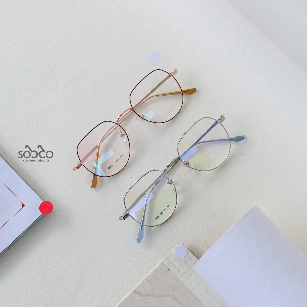 Frame Kacamata Bulat WIDATI 01 Unisex – Steel - Image 4