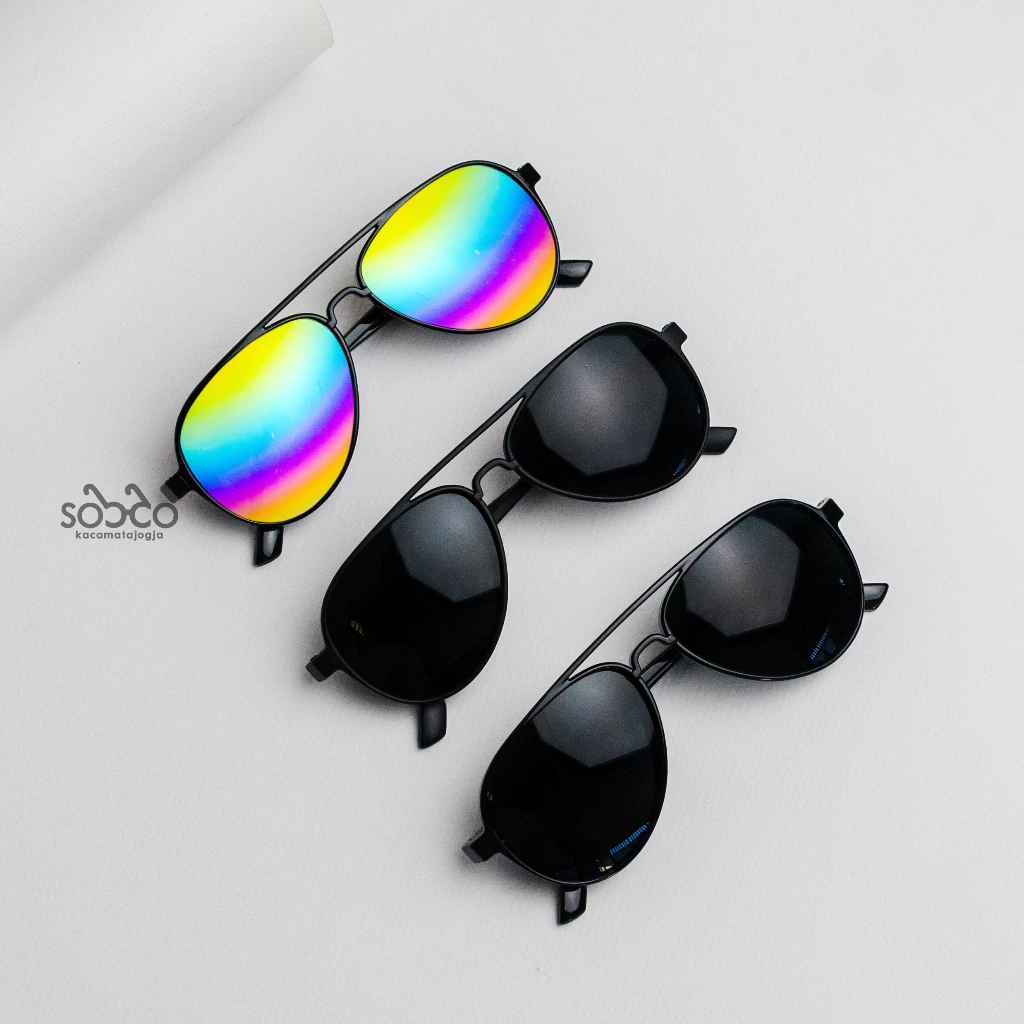 Kacamata Hitam Aviator WICITRA 04 Unisex - Image 6