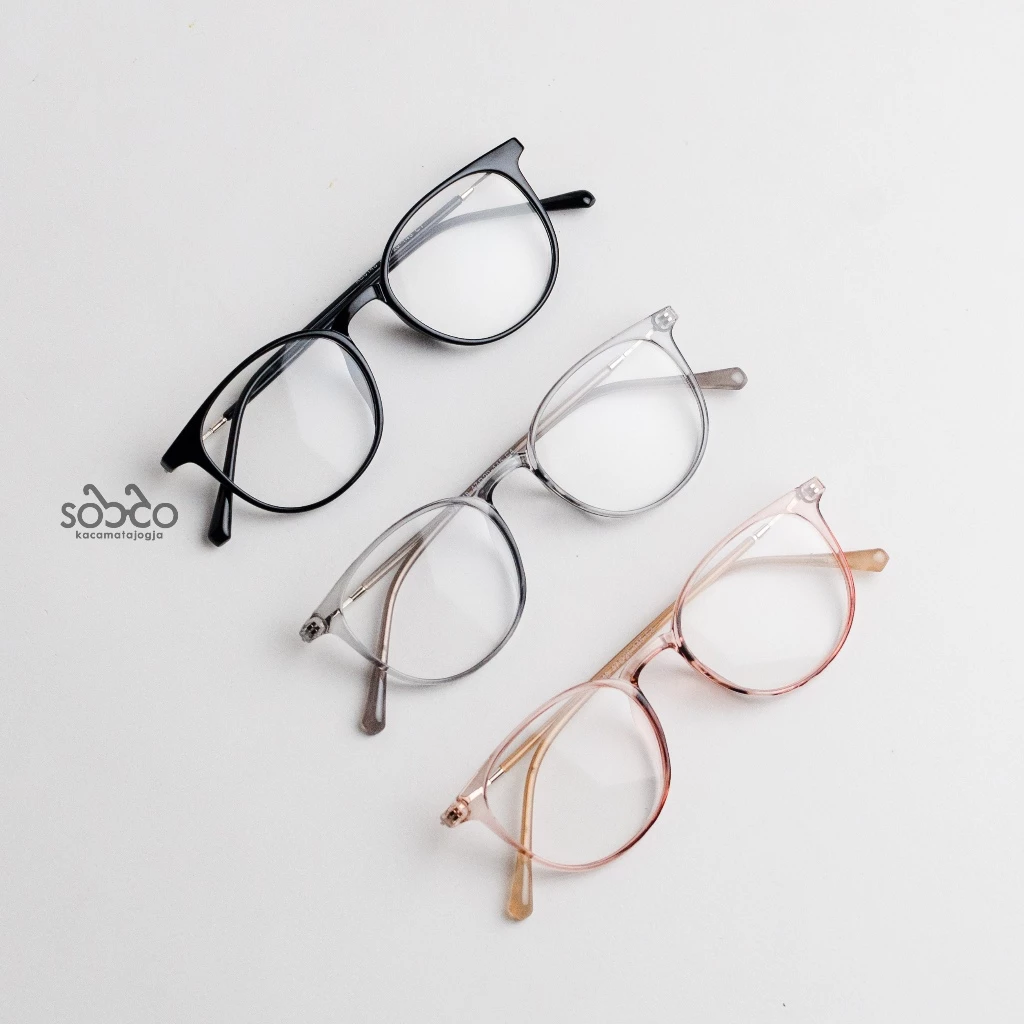 Frame Kacamata Semi Kotak YAKSA 03 Unisex - Image 4