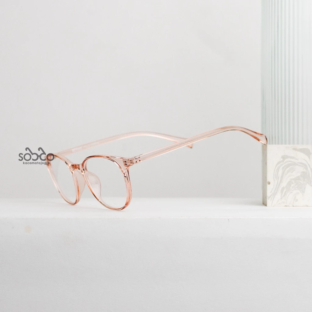 Frame Kacamata Semi Bulat KAMAL 04 – Plastik Solid - Image 3