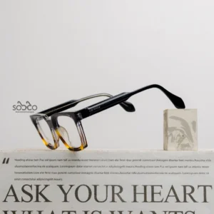 Frame Kacamata Kotak Tebal BETARI 01 Unisex - Image 5