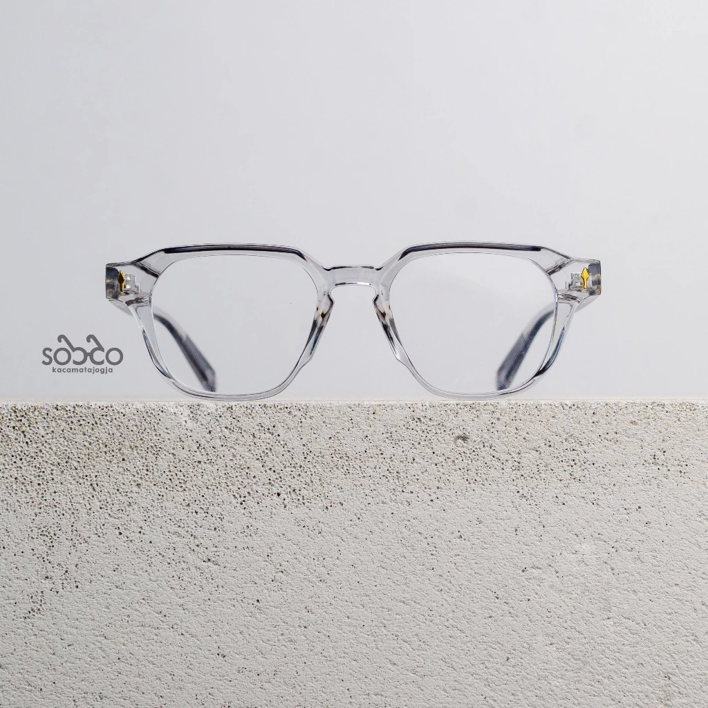 Frame Kacamata Kotak EKSHA 01 Unisex – Atom Solid - Image 3