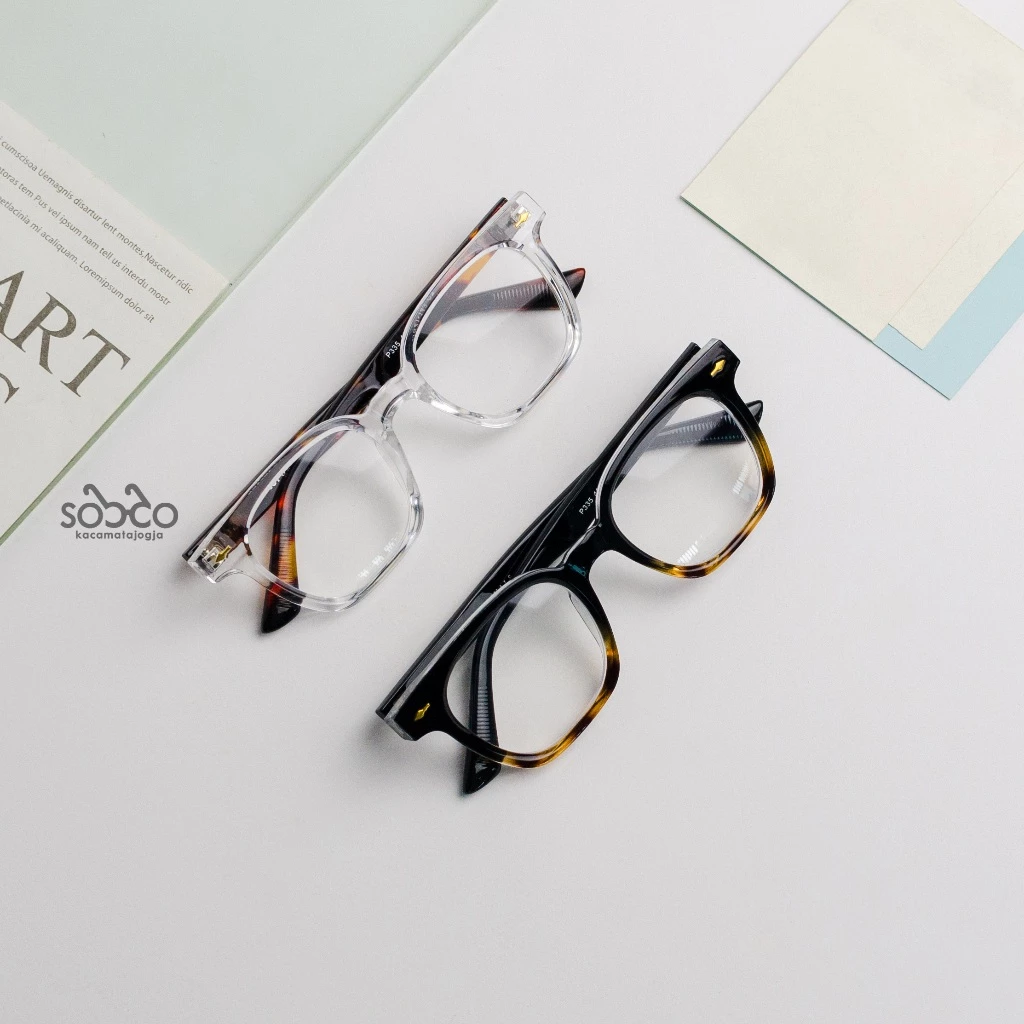 Frame Kacamata Kotak LINITA 05 Unisex – Atom Solid - Image 4