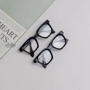 Frame Kacamata Kotak Tebal BETARI 01 Unisex - Image 3