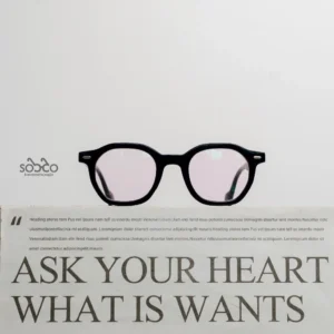 Frame Kacamata Kotak ESWARA 05 Unisex – Bingkai Tebal - Image 5