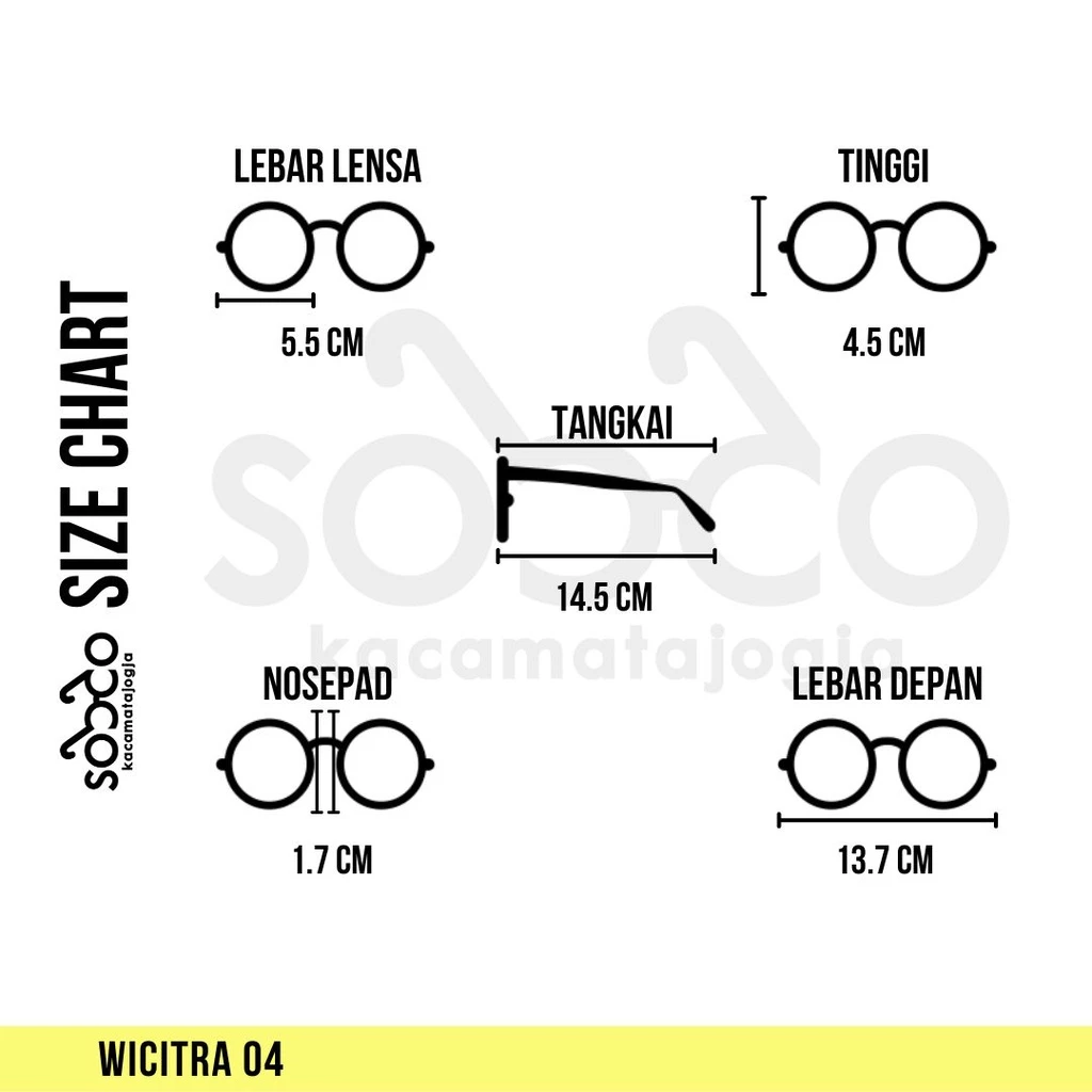 Kacamata Hitam Aviator WICITRA 04 Unisex - Image 7